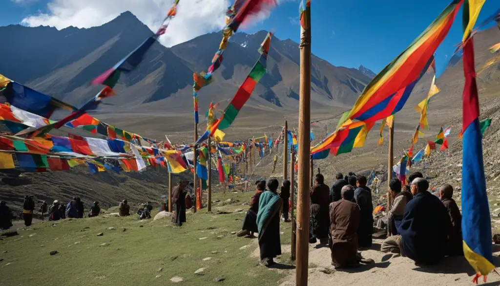 Chinese prayer flags