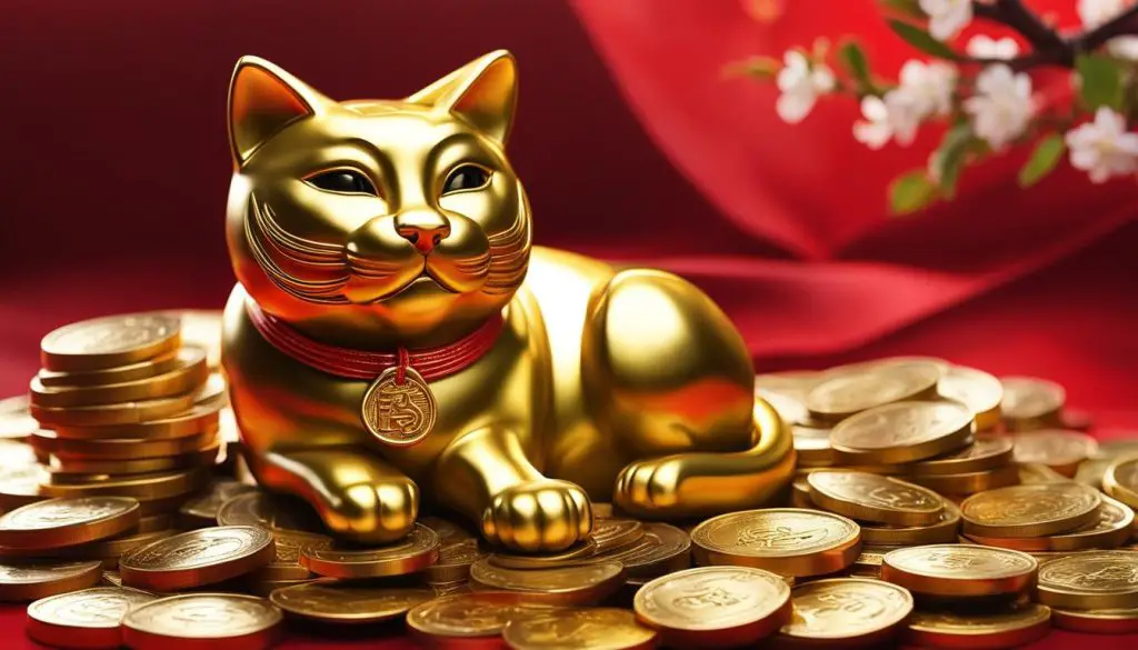 Feng Shui Money Cat Statue