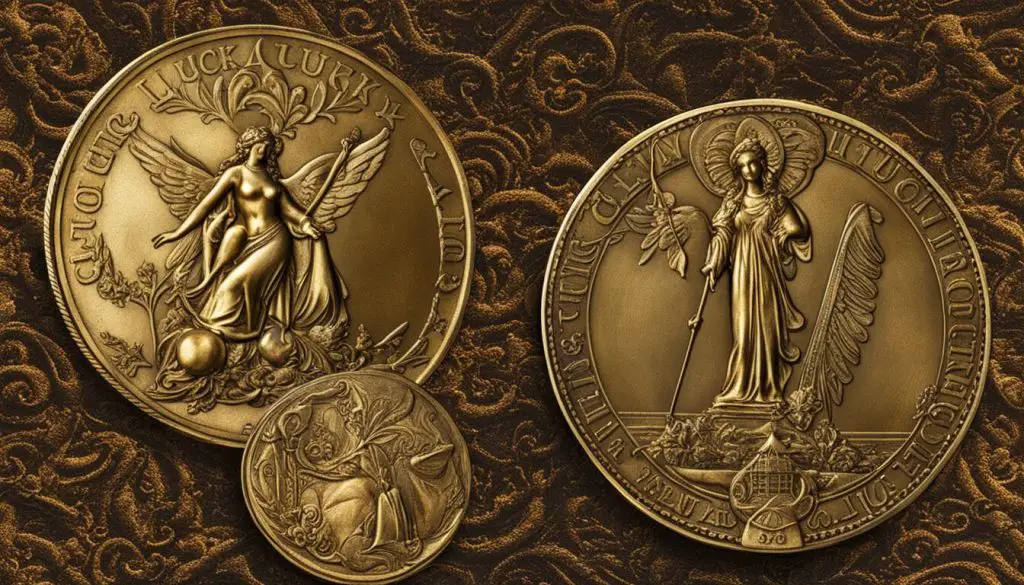 French Good Luck Coin Angel Identity