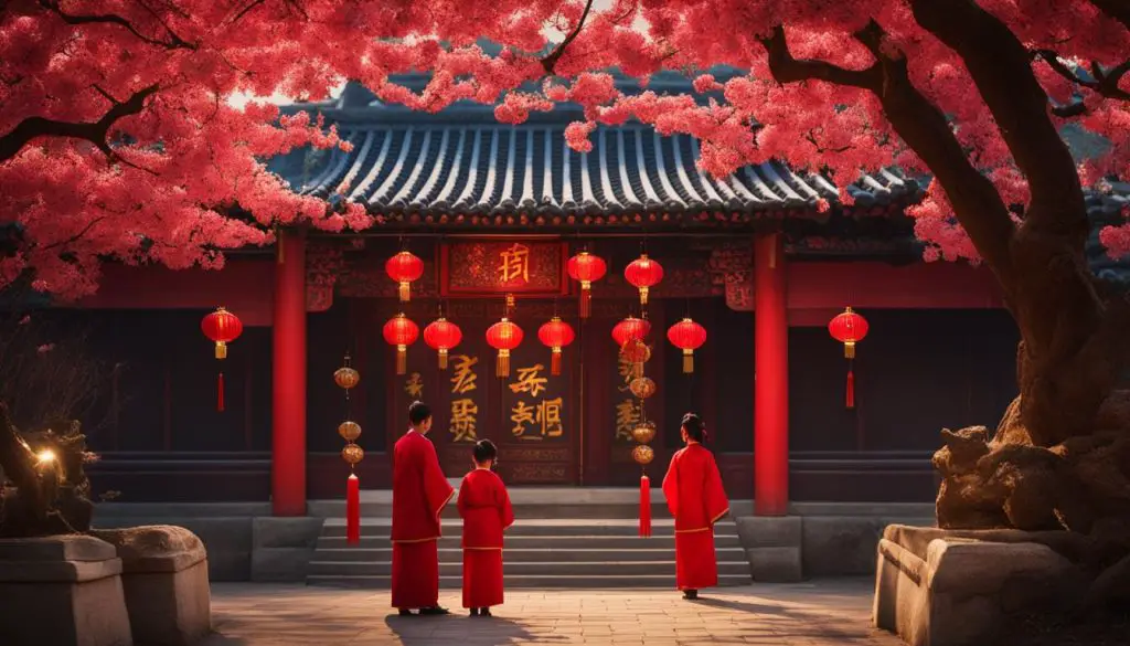Lucky Chinese New Year Blessings