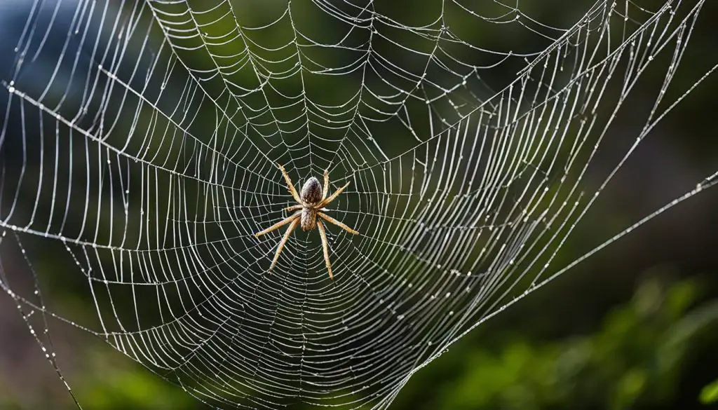 Spider in a web