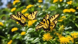 are big yellow butterflies in your yard good luck