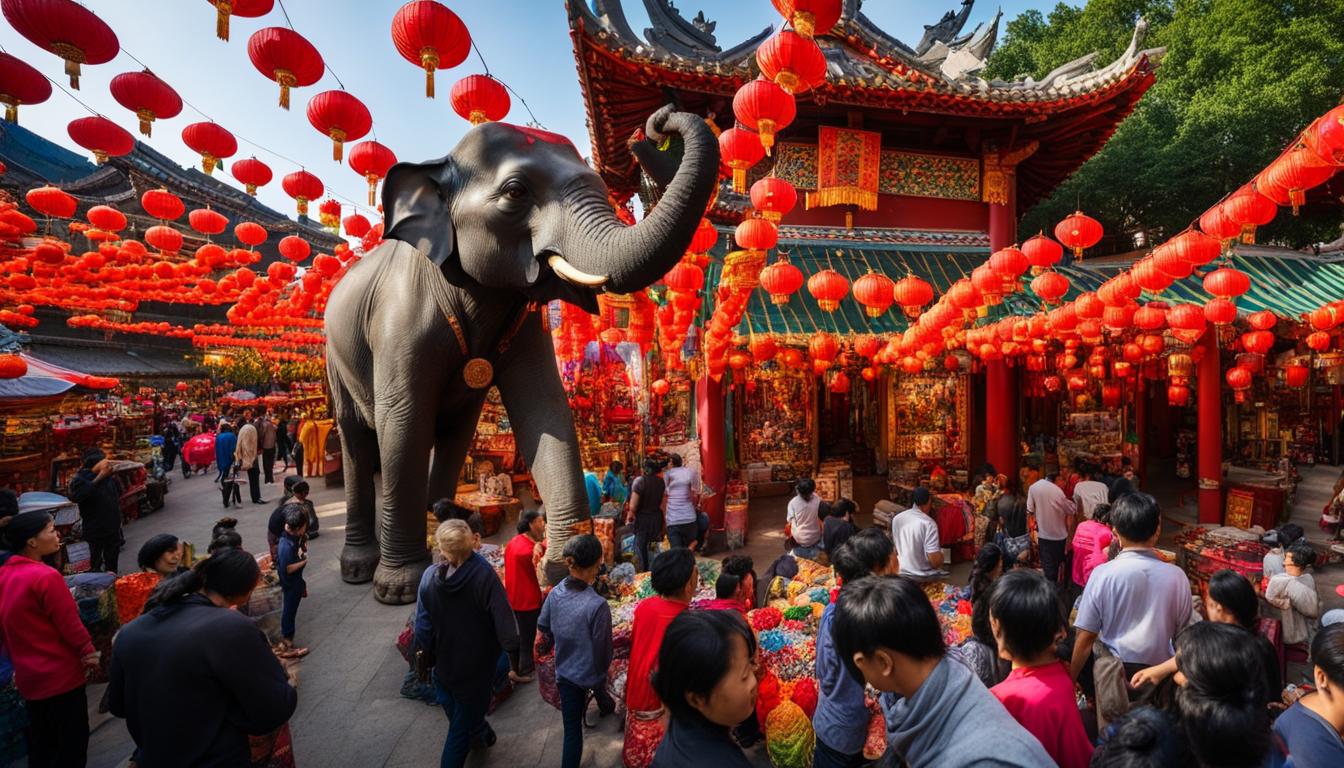are elephants considered good luck in china