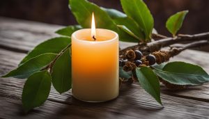 can you burn a bayberry candle through out the year for good luck