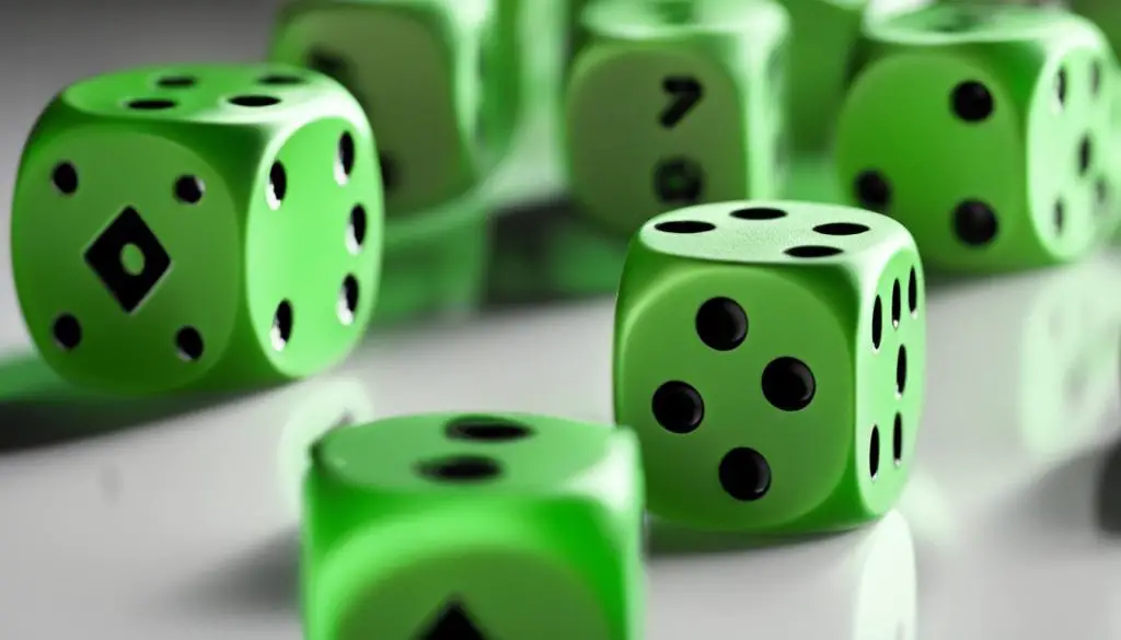dice and lucky charm