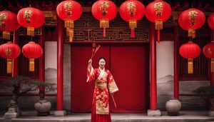 do chinese people wave their white flags for good luck?