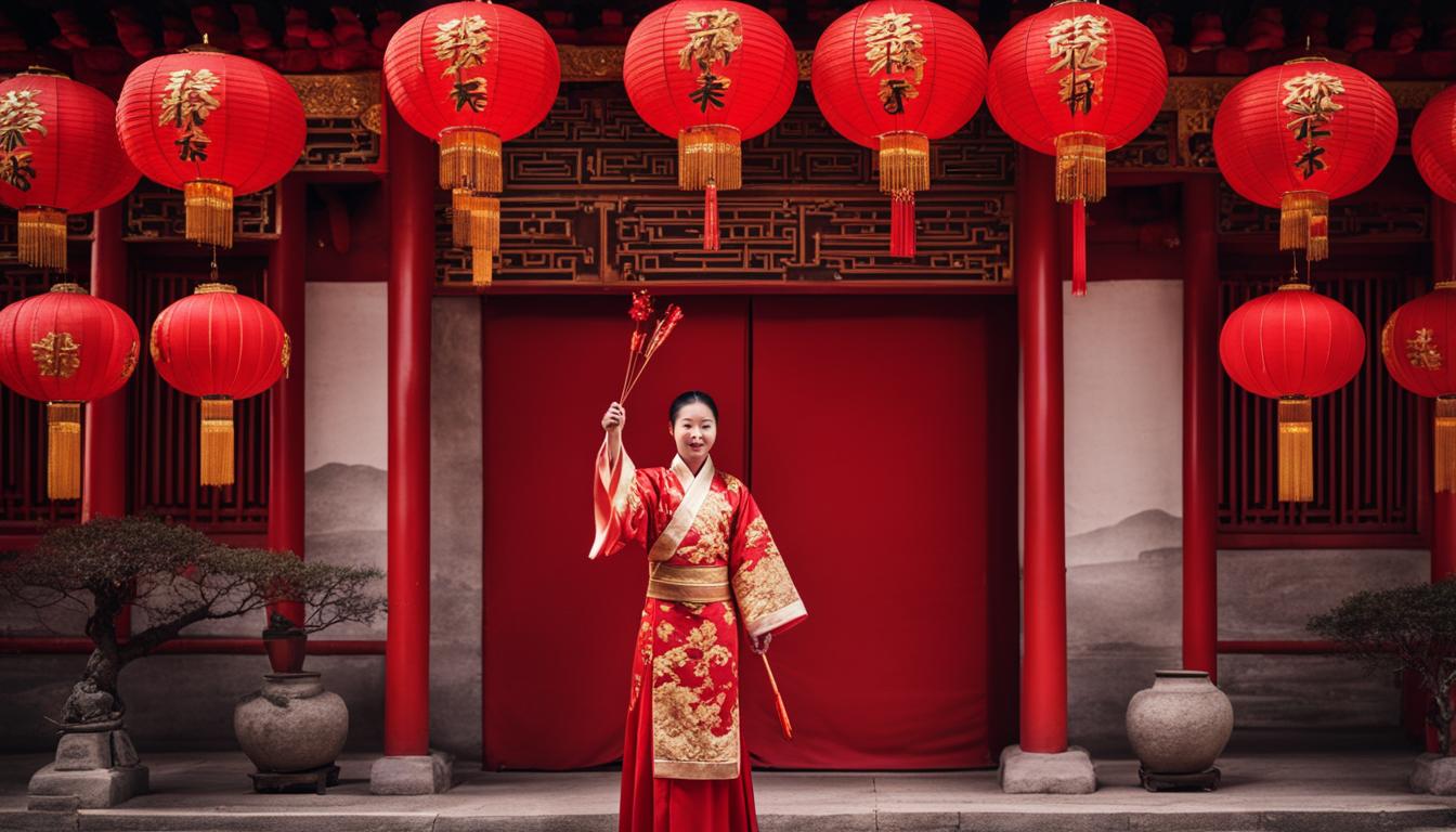 do chinese people wave their white flags for good luck?
