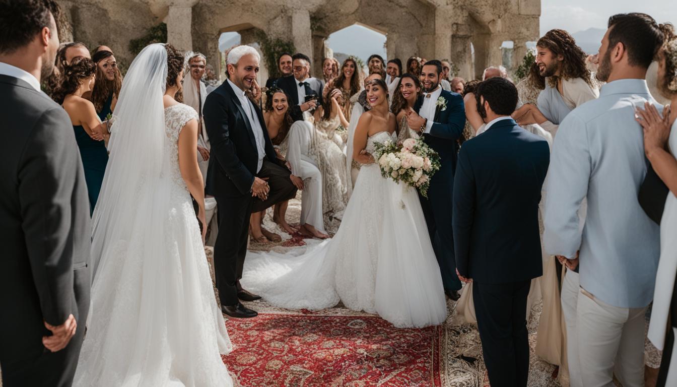 do greeks spit on bride for good luck