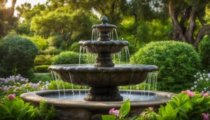 does a bubbling fountain need to face the house for good luck