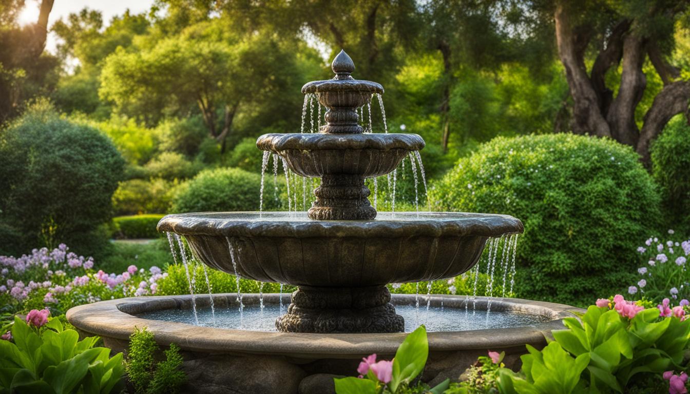 does a bubbling fountain need to face the house for good luck
