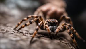 does a wolf spider crawling on a person's body mean good luck