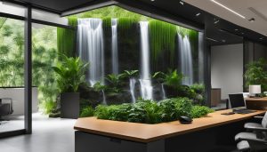 does waterfall brings good luck in office