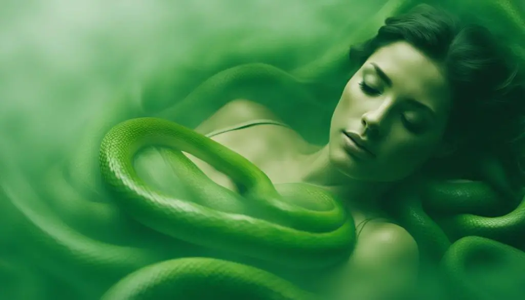dreaming of green snakes