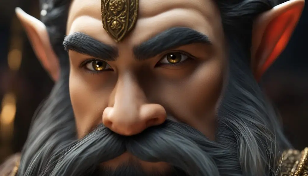 dwarf's head for good luck
