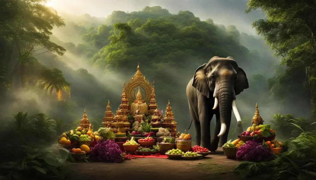 elephants and good fortune in Laos