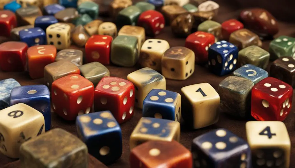 evolution of dice