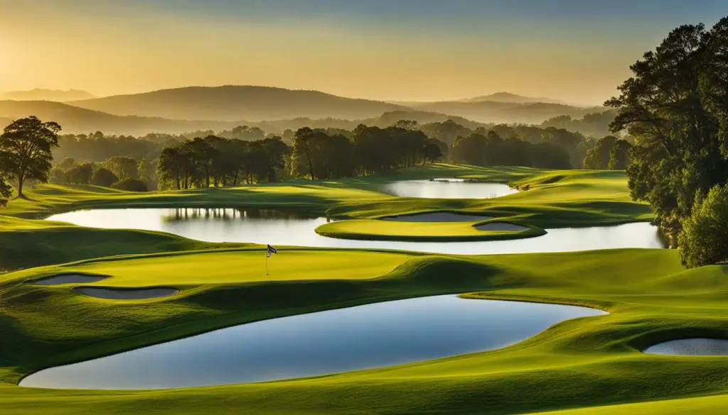 fairways and greens