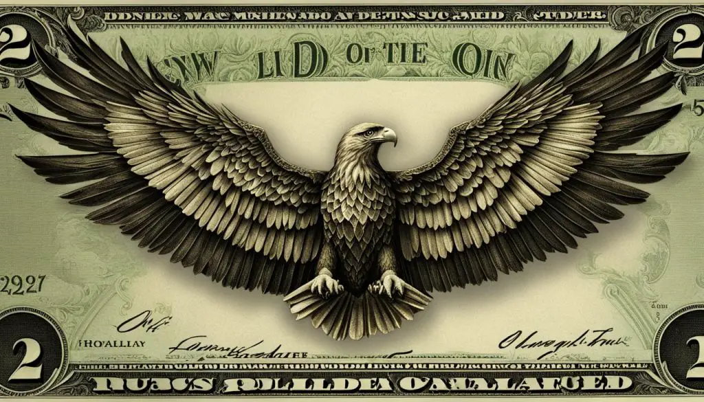 folded two dollar bill in the shape of a shirt and tie