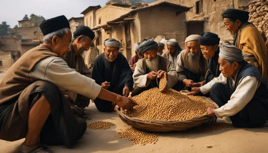 historical connection of pine nuts to luck