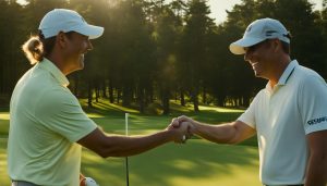 how do people wish each other good luck on the golf course