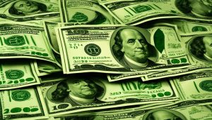 how many dollar bills is good luck for new years?