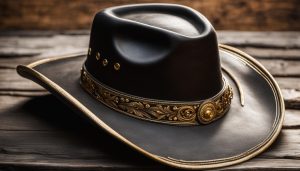 how to place your cowboy hat for good luck