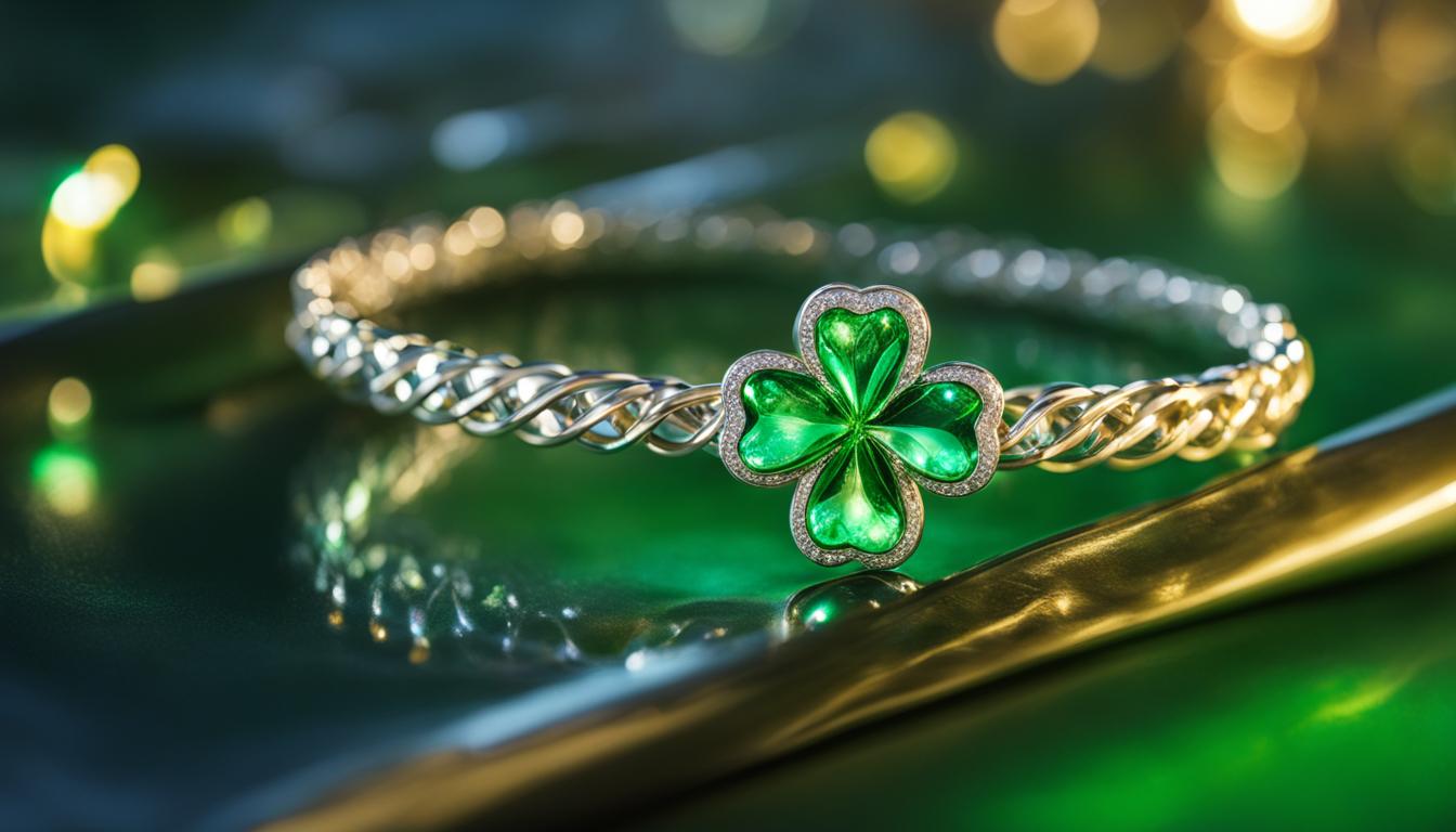 how to turn a silver bracelet into a good luck charm