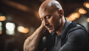 if bald man rubs own head good luck?
