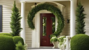 in which country are boxwood branches put over doors for good luck