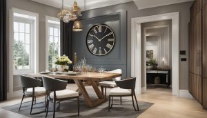 is a clock in the dining room good or bad luck