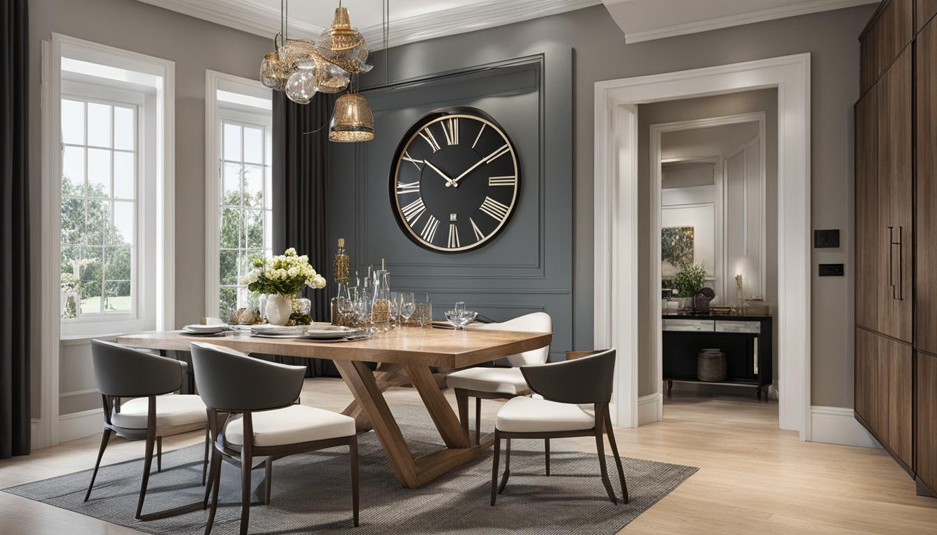is a clock in the dining room good or bad luck