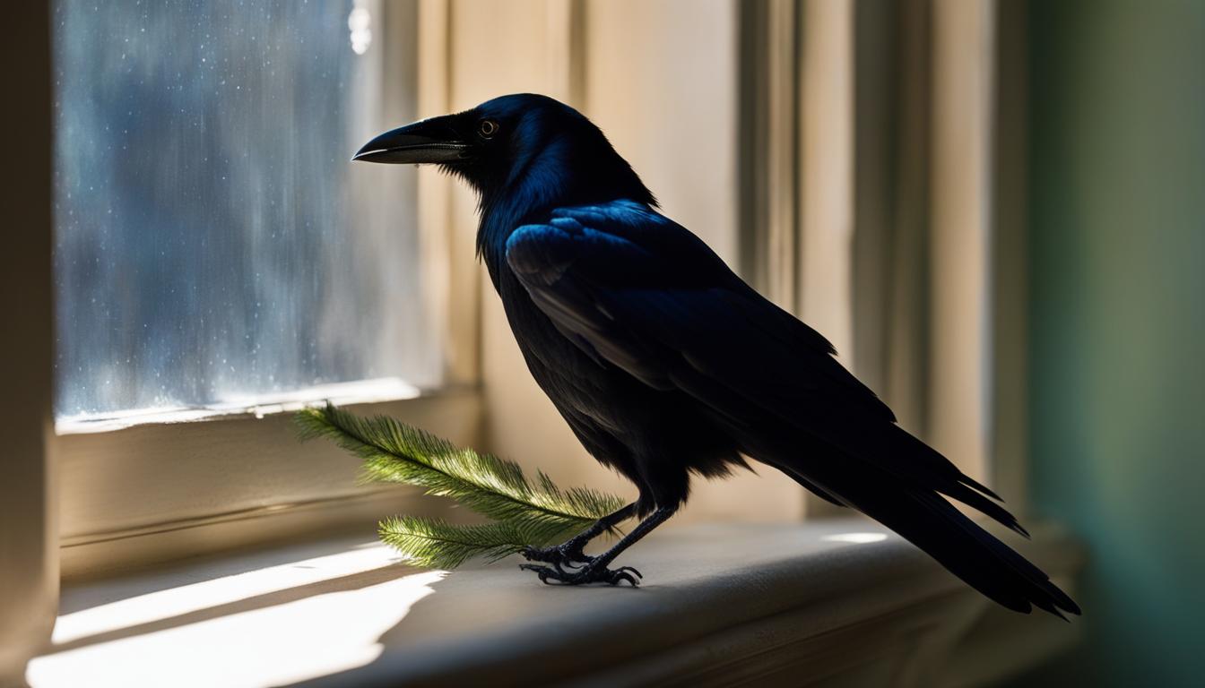 is a crow good luck when in your house