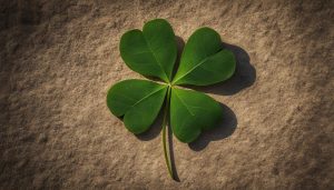 is a good luck sign a shamrock or four-leaf clover