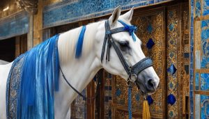 is blue a good luck color in the middle east