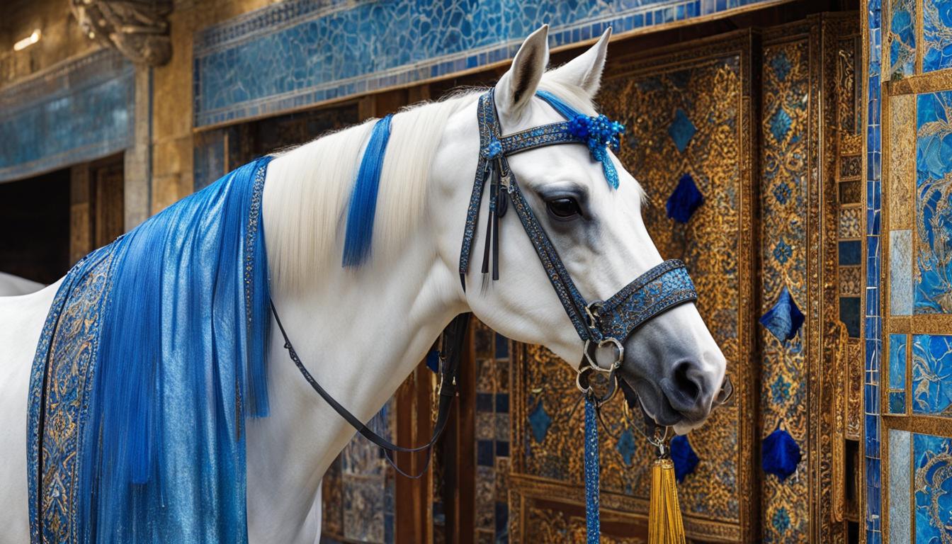 is blue a good luck color in the middle east