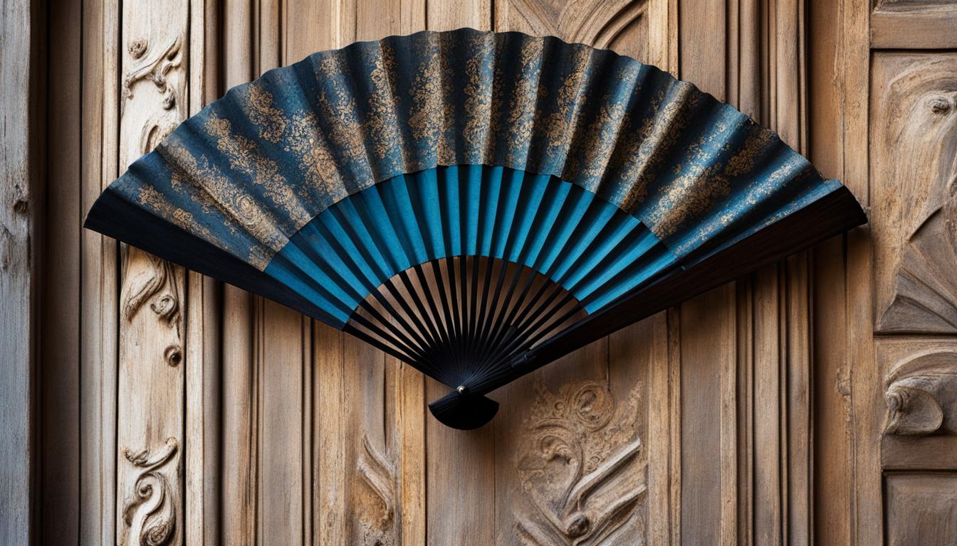 is having a hand fan over your door good luck