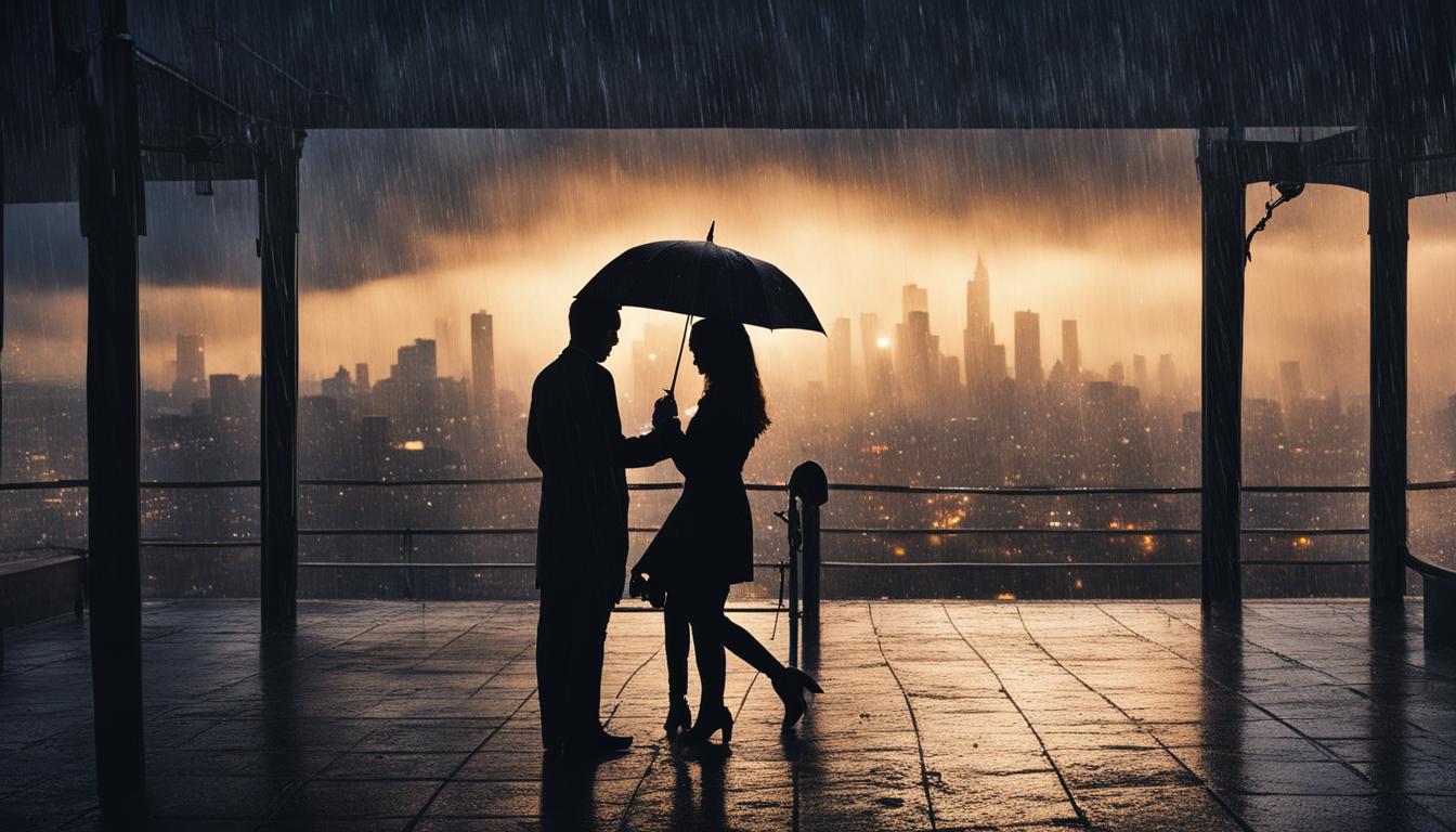 is it good luck if it rains proposal