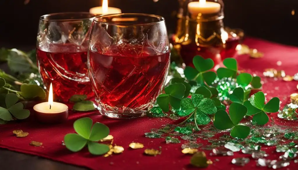 is it good luck to break glass on new years day