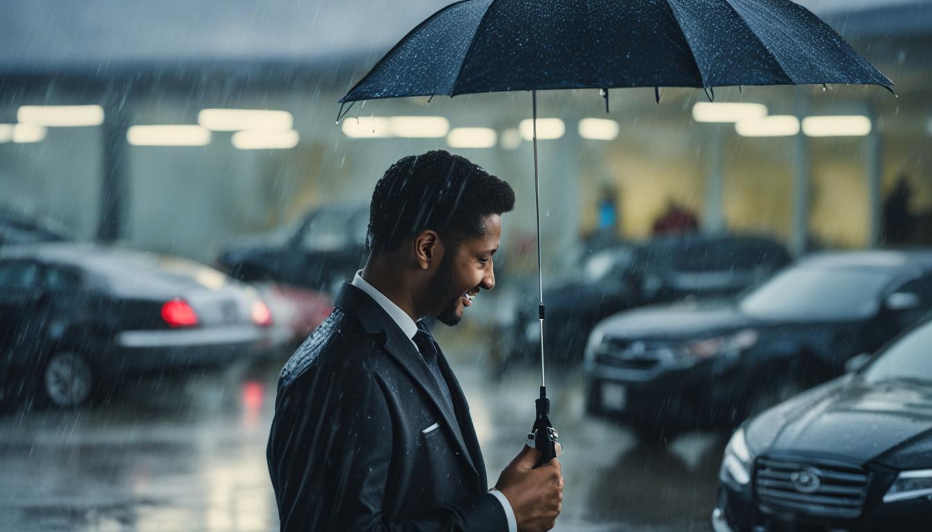 is it good luck to buy a car in the rain