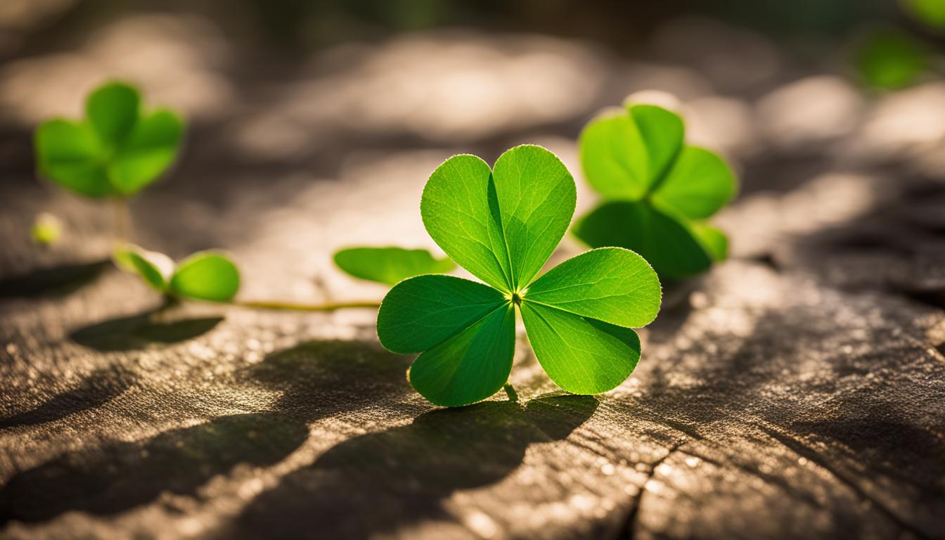 is it good luck to eat a 4 leaf clover