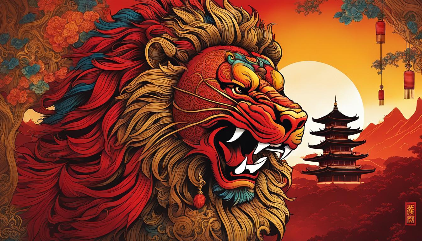 is it good luck to hang chinese lion head