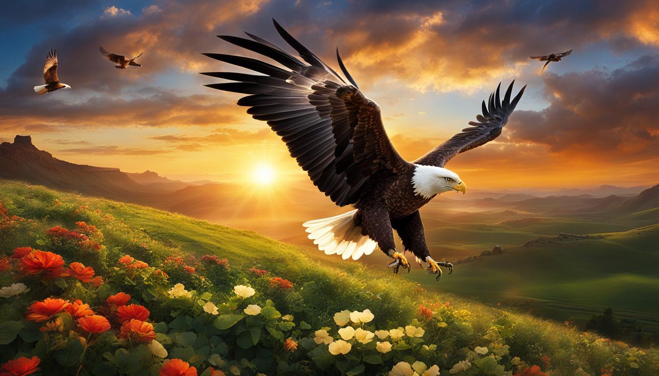 is it good luck to have an eagle fly overhead