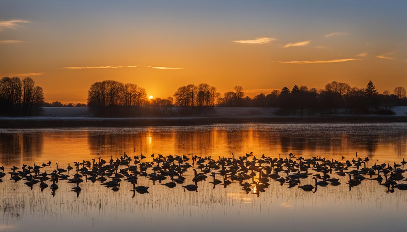 is it good luck to have canadian geese land on property