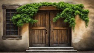 is it good luck to put boxwood branches over doors?