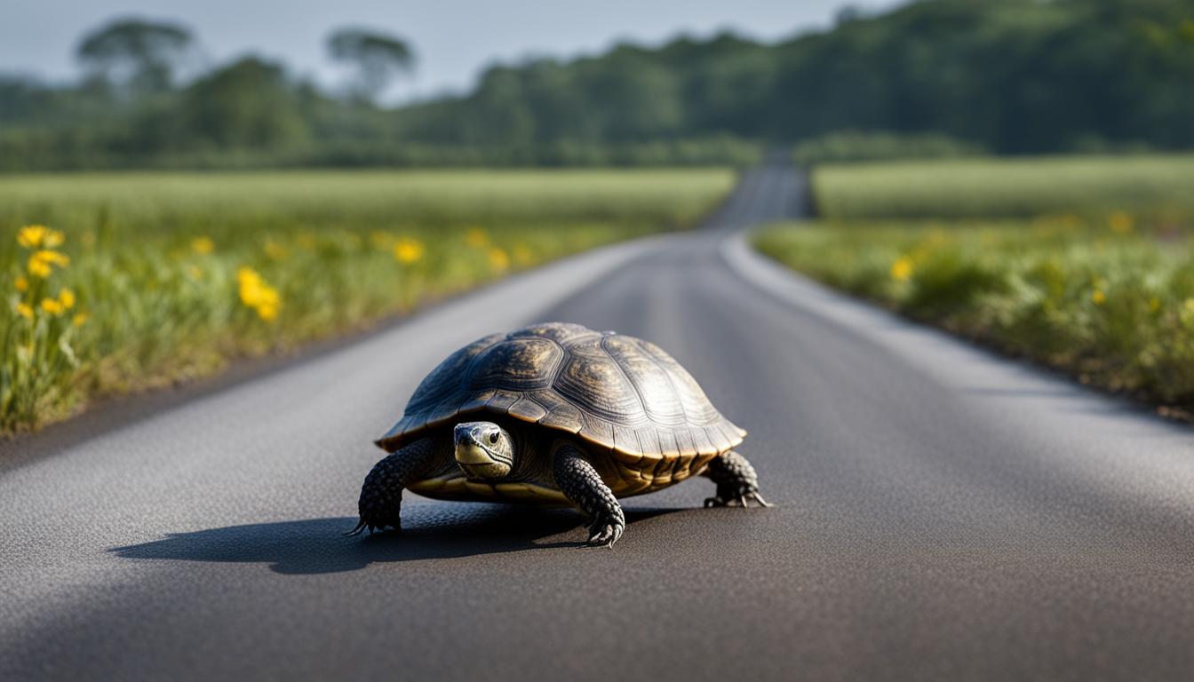 is it good luck to run across turtle