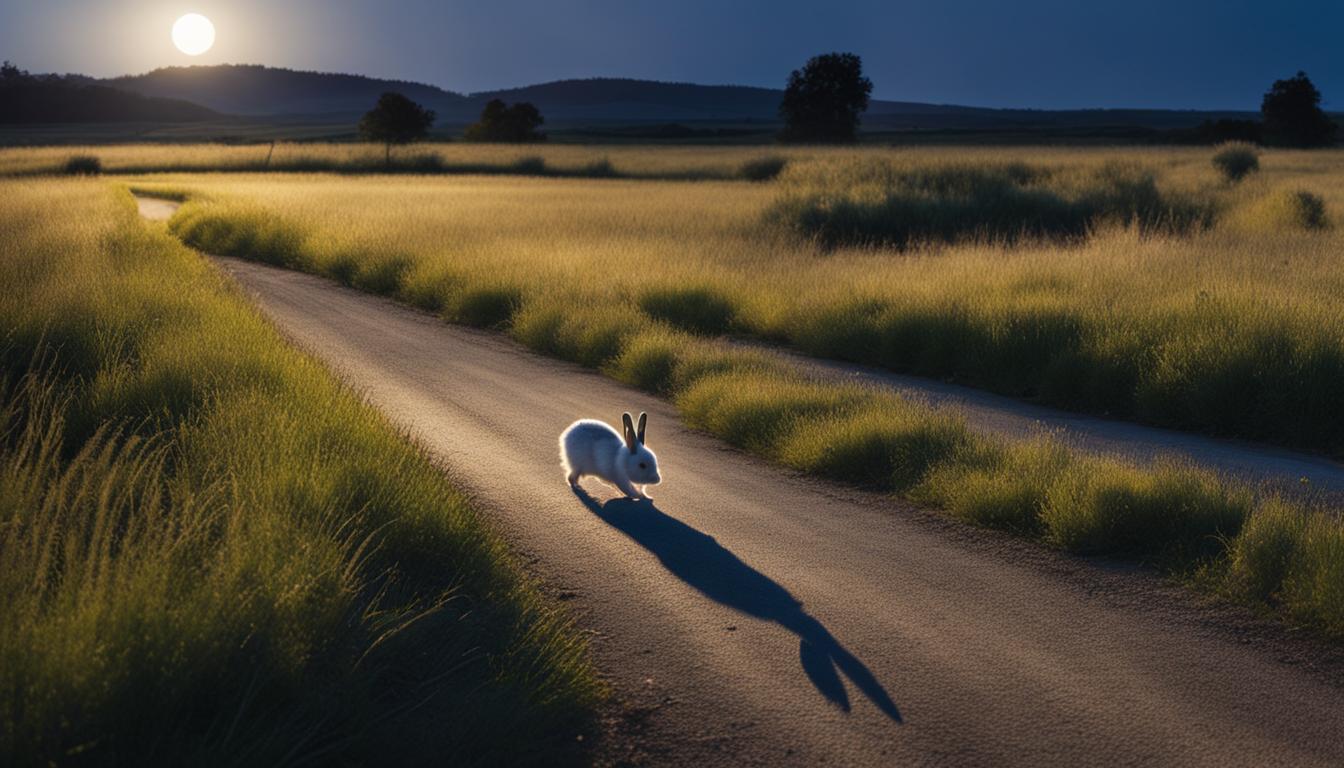 is it good luck to see a bunny cross the road