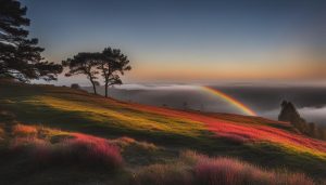 is it good luck to see the end of a rainbow.