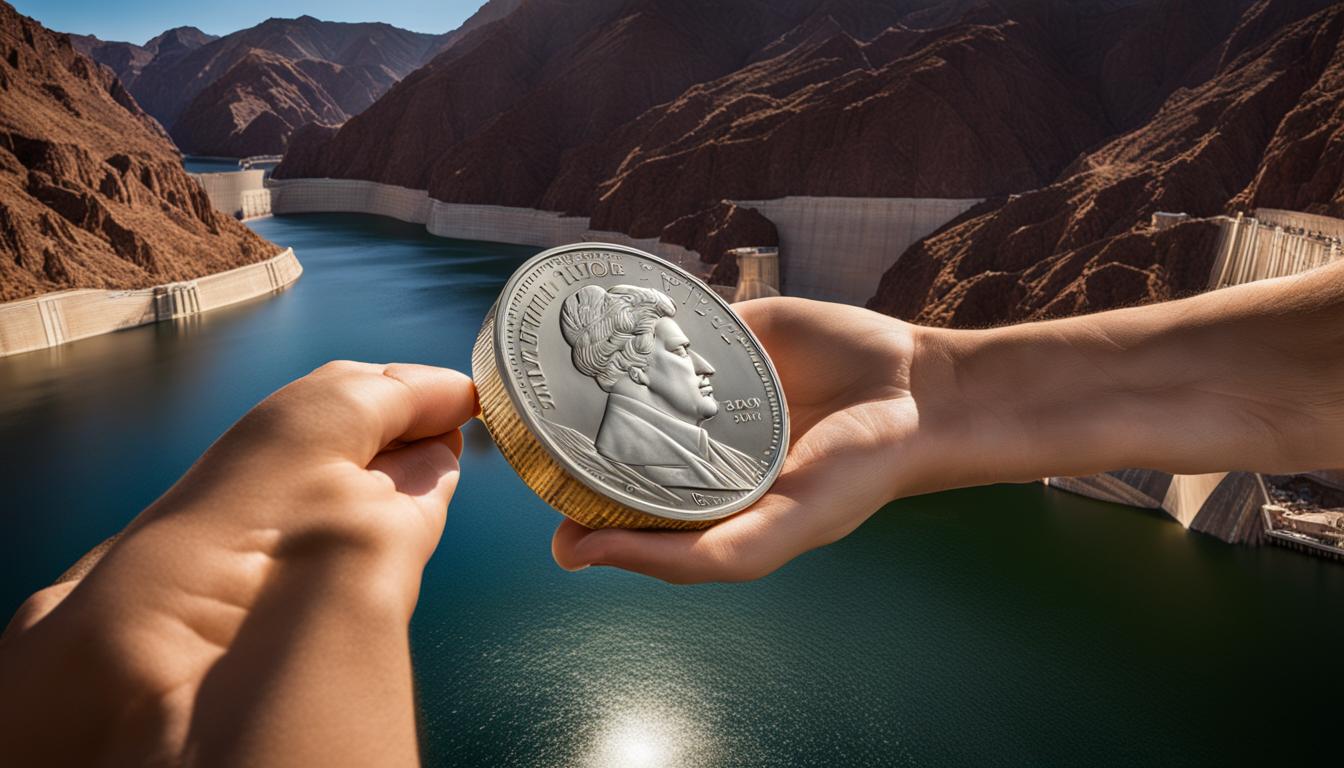 is it good luck to throw a silver dollar in hoover dam