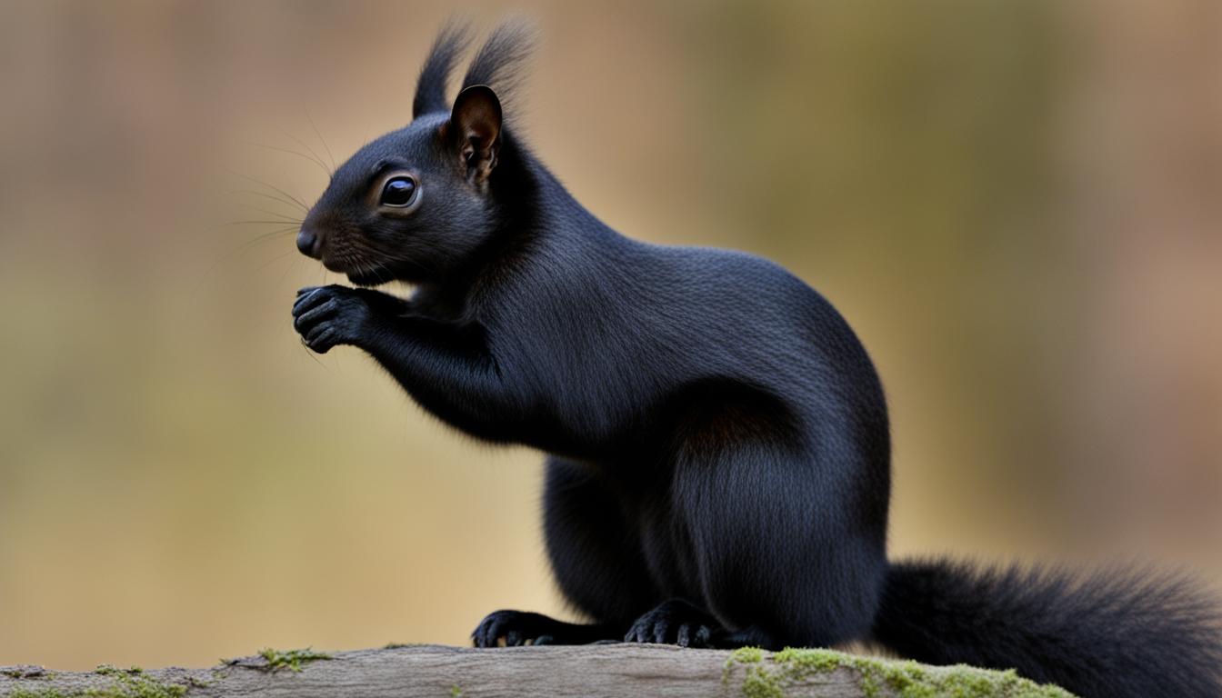 is seeing a black squirrel considered good luck