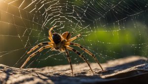 is seeing two spiders mating good luck